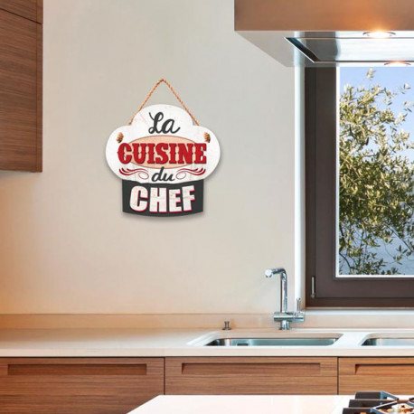 plaque-en-bois-toque-la-cuisine-du-chef