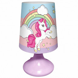 Lampe Boule Veilleuse Licorne Arc-en-Ciel