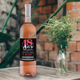 Bouteille de Rosé Cuvée Spéciale Joyeux Anniversaire