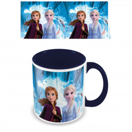 Mug Reine des Neiges 2 Bleu - Elsa, Anna & Nokk