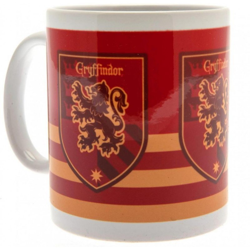 Tasse Harry Potter rouge et or à l'effigie de la maison Gryffondor sur  Rapid Cadeau