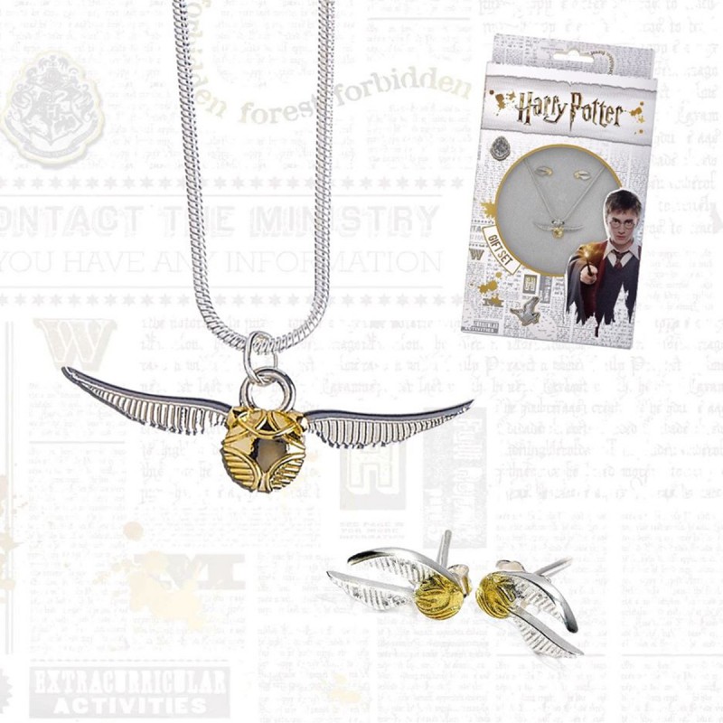 Harry Potter fans Lot de 2 Collier et bracelets pour femmes et filles bijoux cadeau chaîne en argent pour adolescents et filles 