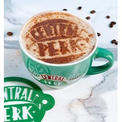 Maxi Tasse Friends Central Perk Verte avec Pochoir