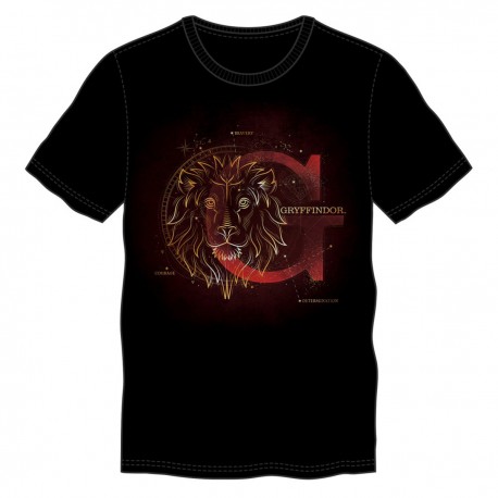 T-Shirt Phosphorescent Harry Potter Gryffondor
