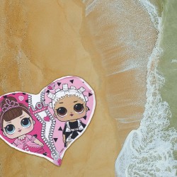 Serviette de Plage Lol Surprise Cœur