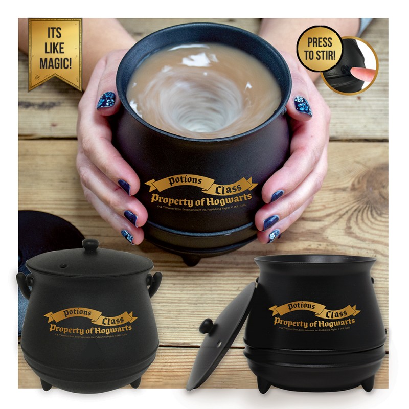 Tasse chaudron Harry Potter avec Mélangeur Automatique sur Rapid Cadeau