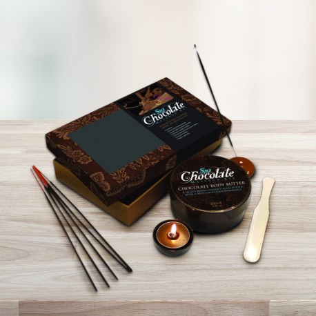 coffret de massage chocolat