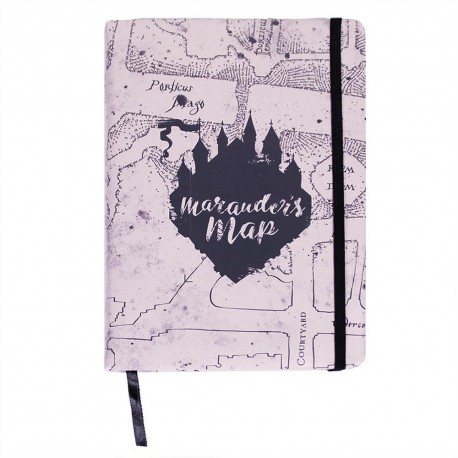 Carnet de Notes Harry Potter Carte du Maraudeur