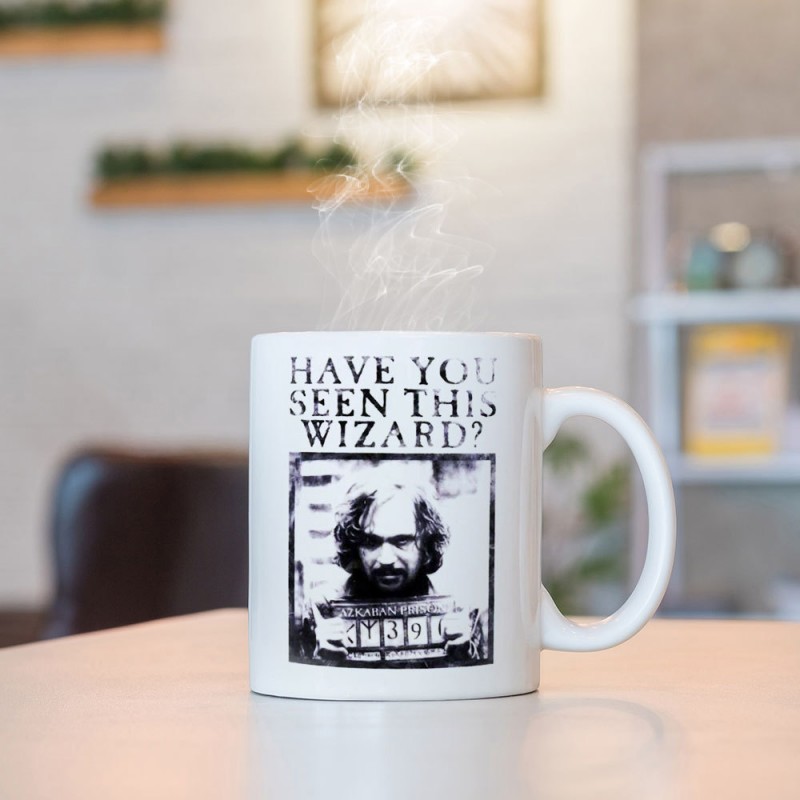 Mug Harry Potter en céramique blanche avec affiche Azkaban sur