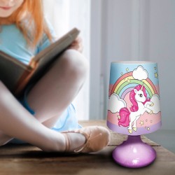 Lampe Boule Veilleuse Licorne Arc-en-Ciel