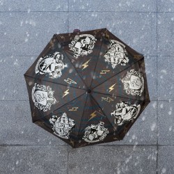 Parapluie Magique Harry Potter Blasons Maisons Poudlard