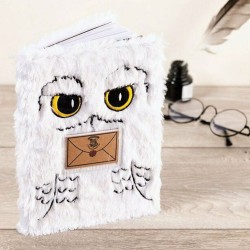 Carnet de Notes Harry Potter Chouette Hedwige Fourrure