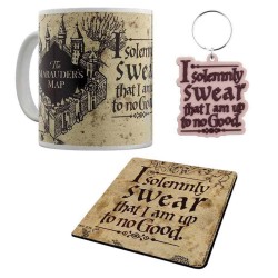 HARRY POTTER - Coffret Cadeau (Verre + Porte-clés + Mini Mug) - Poudlard