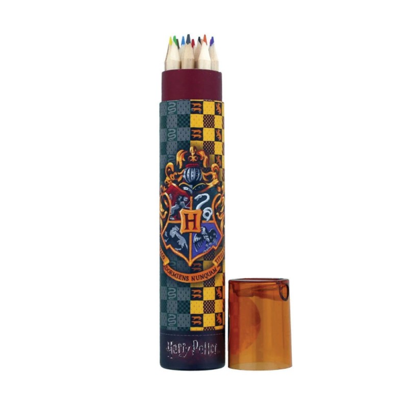 Coffret crayons de couleur Harry Potter sous licence officielle