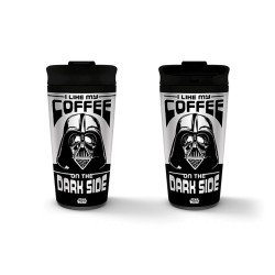 Mug de Voyage Star Wars Dark Vador Métallique - Dark Side