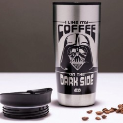 Mug de Voyage Star Wars Dark Vador Métallique - Dark Side