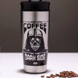Mug de Voyage Star Wars Dark Vador Métallique - Dark Side