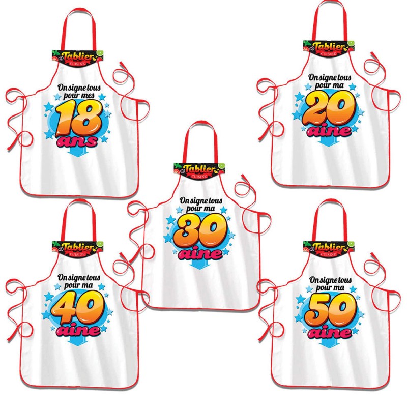 Tablier Anniversaire Avec Marqueur Achat Cadeau Anniversaire Humoristique Sur Rapid Cadeau Com