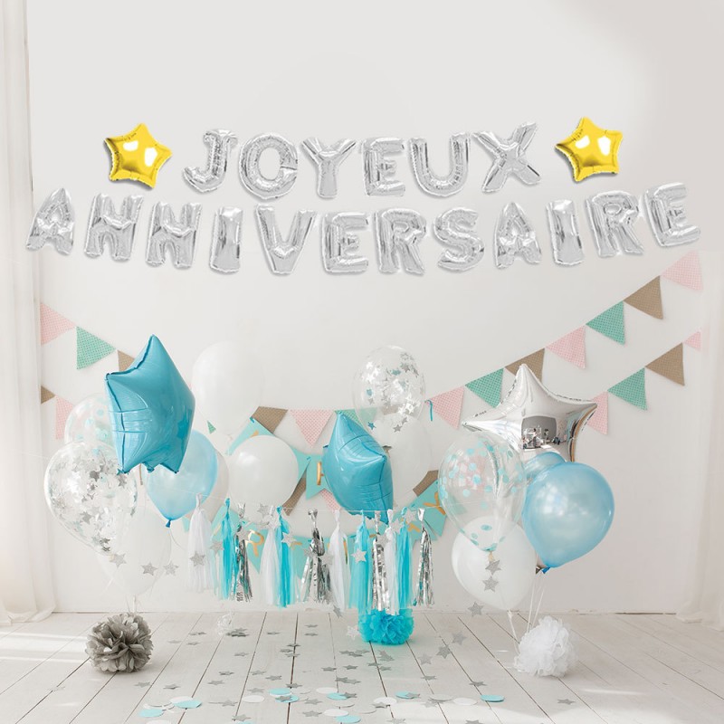 Guirlande De Ballons En Forme De Lettres Joyeux Anniversaire Sur Rapid Cadeau Guirlande De Ballons En Forme De Lettres Joyeux Anniversaire Sur Rapid Cadeau