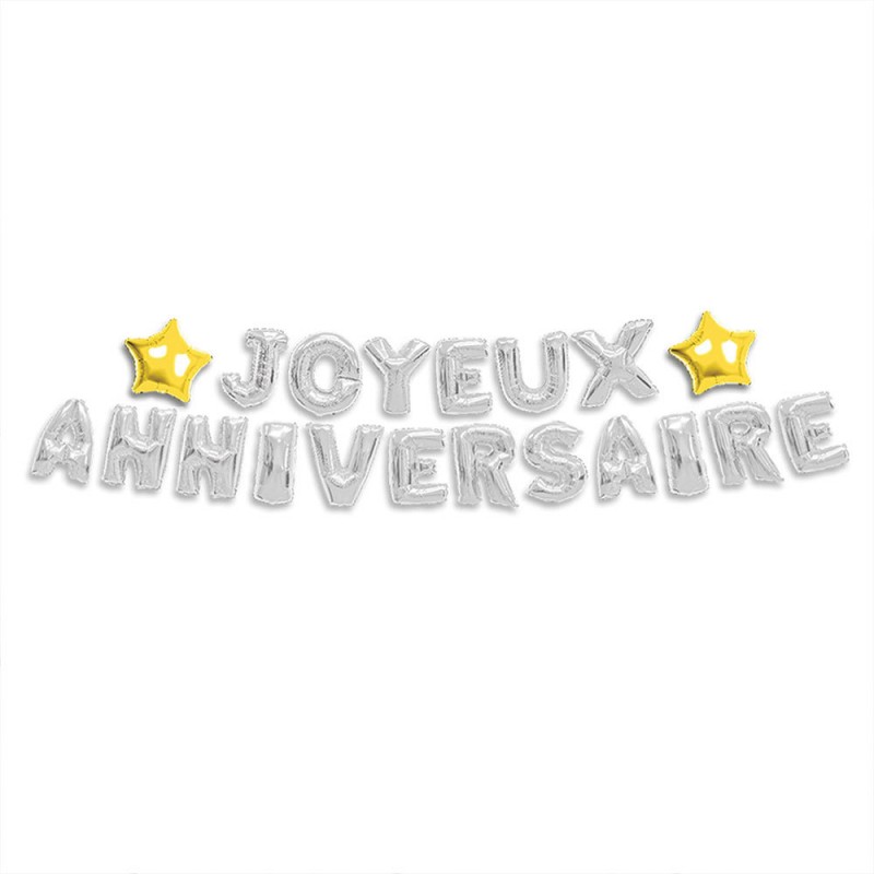 Guirlande De Ballons En Forme De Lettres Joyeux Anniversaire Sur Rapid Cadeau Guirlande De Ballons En Forme De Lettres Joyeux Anniversaire Sur Rapid Cadeau