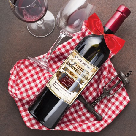 Une Bouteille De Vin Speciale Joyeux Anniversaire Pour Une Fete Inoubliable Sur Rapid Cadeau Une Bouteille De Vin Speciale Joyeux Anniversaire Pour Une Fete Inoubliable Sur Rapid Cadeau