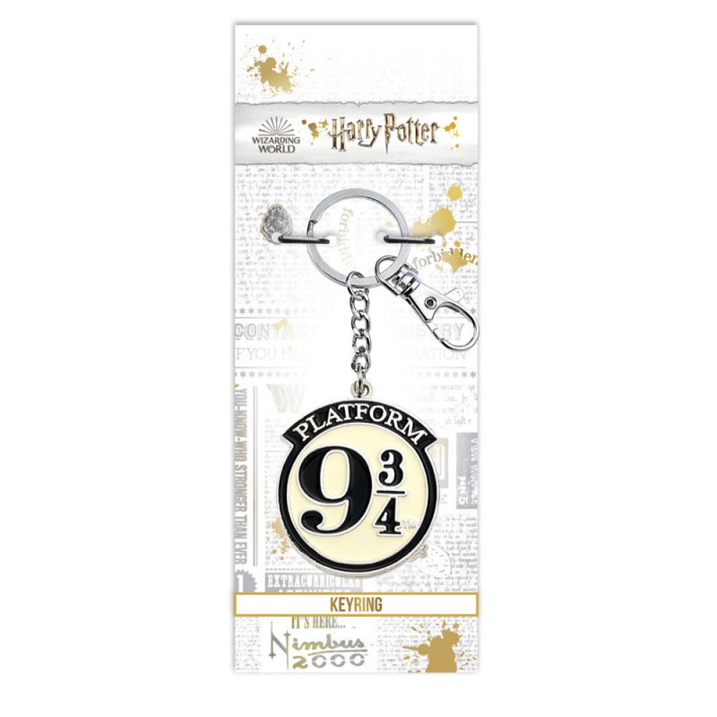 Porte-clés Harry Potter Poudlard Quai 9 3/4 Breloques sur Logeekdesign