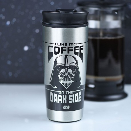 Mug de Voyage Star Wars Dark Vador Métallique - Dark Side