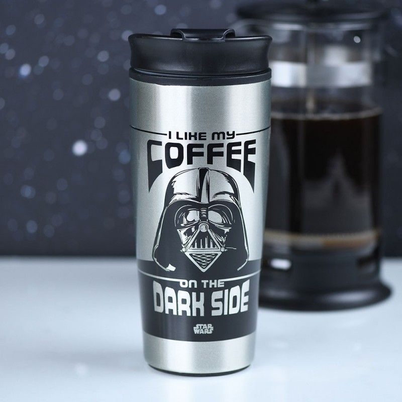 Mug de voyage Dark Vador Star Wars Dark Side en métal sur Rapid Cadeau