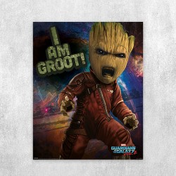 Affiche Gardiens de la Galaxie - I am Groot