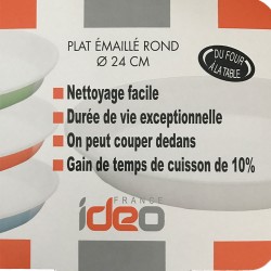 Plat Rond Emaillé