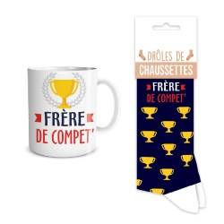 Ensemble Mug et Chaussettes Retraite - Cadeau Retraite Femme Original