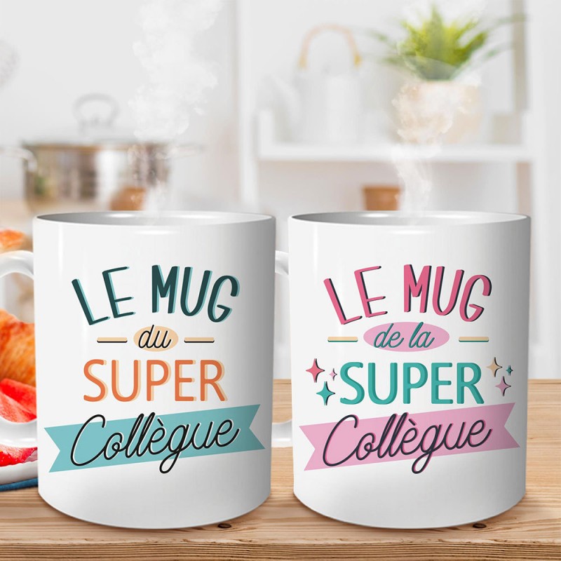 Tasse Céramique Mug Idée Cadeau La Meilleure Collègue du Monde Travail