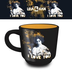 Tasses Empilables Star Wars Han Solo & Leia - I Love You