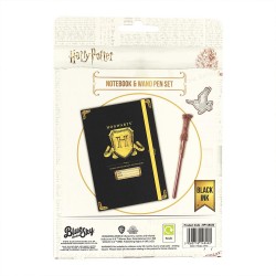 Set Harry Potter Poudlard - Carnet de Notes et Stylo Baguette Magique