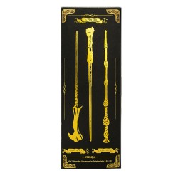 Set de 3 Baguettes Magiques Harry Potter Deluxe