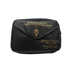 Trousse Harry Potter Poudlard Multi-Poches Noir et Or