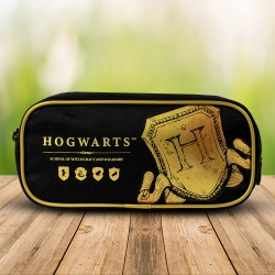 Trousse Harry Potter Poudlard Noir et Or