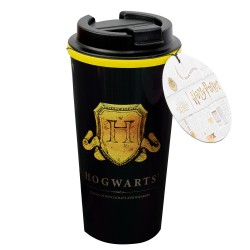 Mug de Voyage Harry Potter Poudlard Noir et Doré