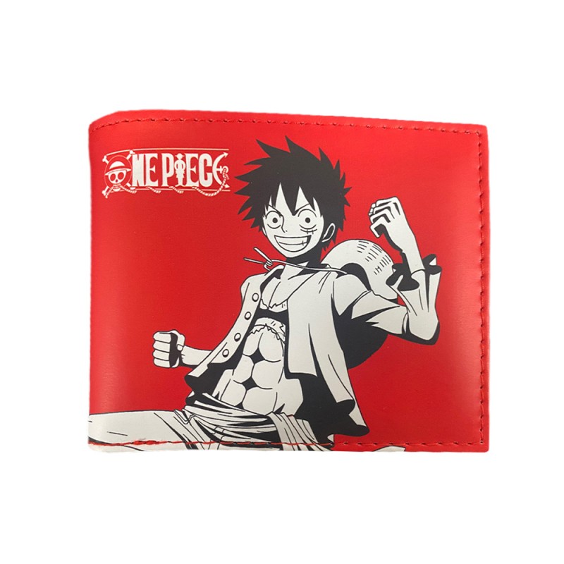 Portefeuille à l'Anglaise Manga One Piece Monkey D. Luffy sur Rapid Cadeau