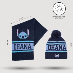 Set Hiver Stitch Disney - Echarpe, Gants et Bonnet à Pompon