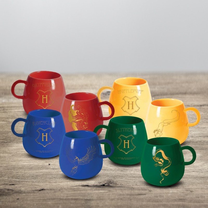 Tasse Harry Potter rouge et or à l'effigie de la maison Gryffondor sur  Rapid Cadeau