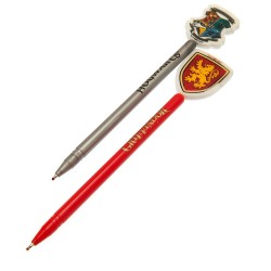 Lot de 2 Stylos Harry Potter - Gryffondor et Poudlard