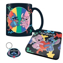 Pack Lilo & Stitch Disney - Tasse, Sous-Verre et Porte-Clés