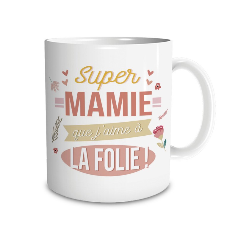 Mug Cette Femme Est Une Super Mamie - Pour Mamie - Mug-Cadeau
