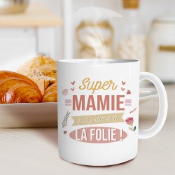 Mug Super Mamie que J'aime à la Folie