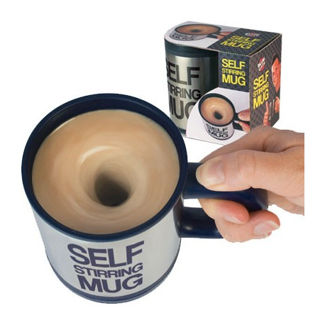  Avec le mug mélangeur, il suffit d'actionner un bouton pour que le sucre se répartisse sans effort