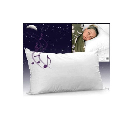 Pour tous ceux qui ont du mal à s'endormir le soir, voici la solution ! Avec cet oreiller musical high-tech, vous n'entendrez plus les bruits désagréables de votre entourage, mais seulement de la douce musique...