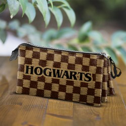 Trousse rectangulaire HARRY POTTER Hogwarts brun : Chez