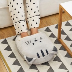 Chaussons Chauds en Peluche à Enfiler Chaussons Confortables pour Couple à  la Maison Cadeau Pour Elle,Cadeau de Pendaison de Crémaillère -  France