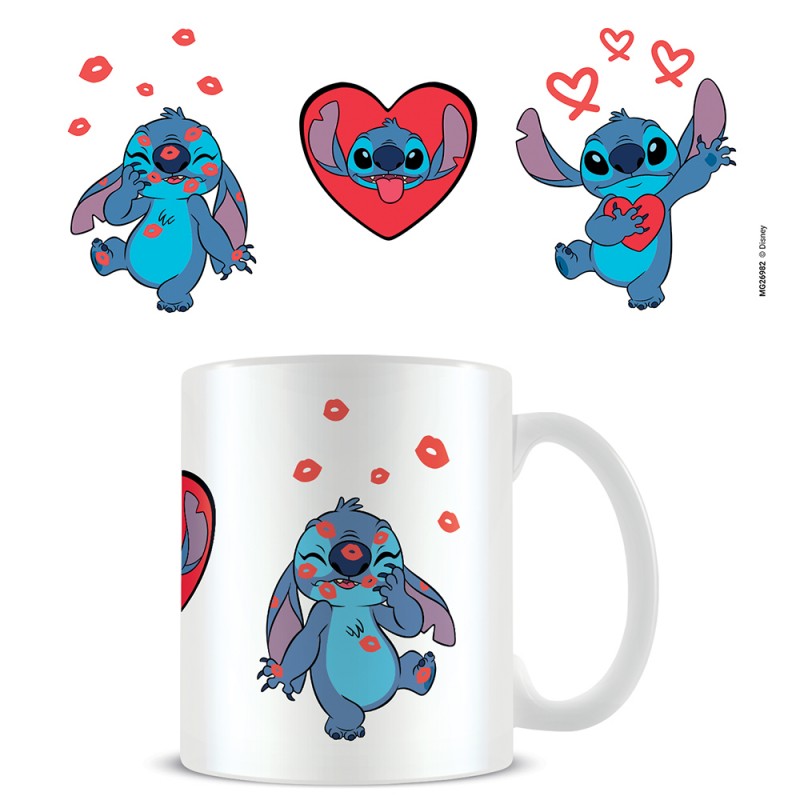 Pack Lilo & Stitch Disney - Tasse, Sous-Verre et Porte-Clés sur